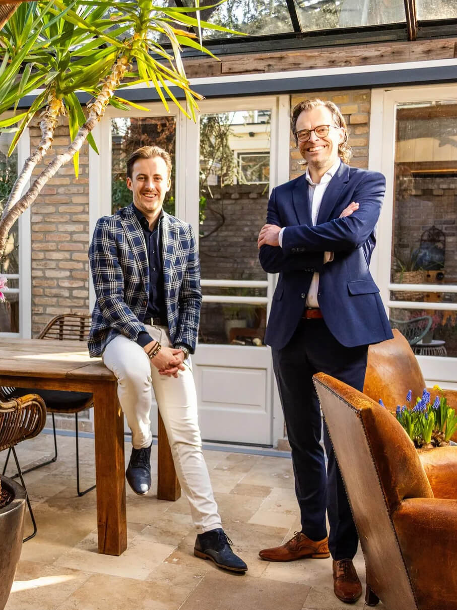 Evert van Malkenhorst en Brian van Geest